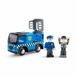 Auto de Policía de Juguete con Sirena Hape