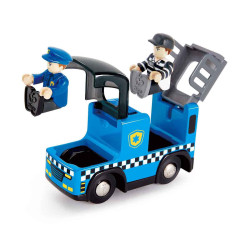 Auto de Policía de Juguete con Sirena Hape