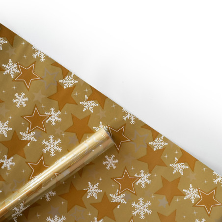 Papel de Regalo Christmas Stars 200 x 70 cm