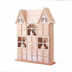 Calendario de Adviento de Madera con Luz LED 37 cm Alparamis