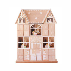 Calendario de Adviento de Madera con Luz LED 37 cm Alparamis