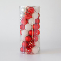 Bolas Xmas Tradicional 4 cm x 50 Alparamis