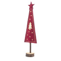 Adorno de Árbol de Navidad de Madera y Tela 37 cm Alparamis