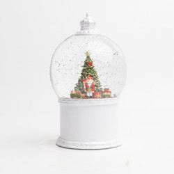 Esfera de Nieve con LED de Cascanueces y Árbol 21 cm Alparamis
