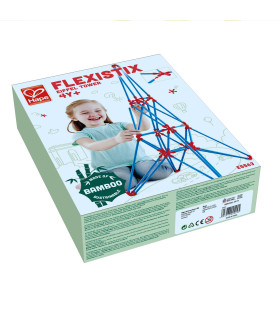 Kit Flexistix de Construcción Creativa Torre Eiffel 62 pzas Hape