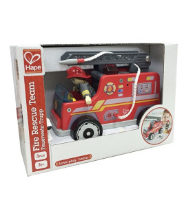 Equipo de Rescate de Bomberos de Juguete Hape