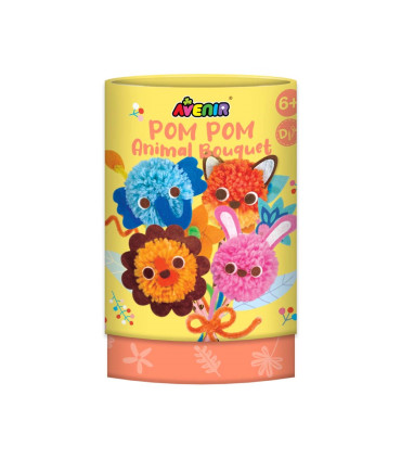 Kits de Pom Pom Bouquet 8 Pz en 2 Diseños con Exhibidor Avenir