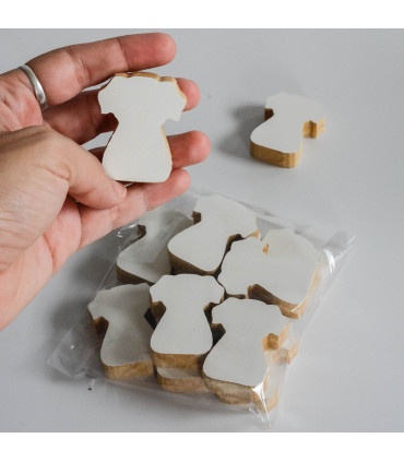 Muñequitos de Perro de Madera x 10