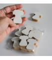 Muñequitos de Perro de Madera x 10