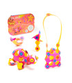 Set de Tripulación Rosa y Amarillo 30 Piezas Clixo