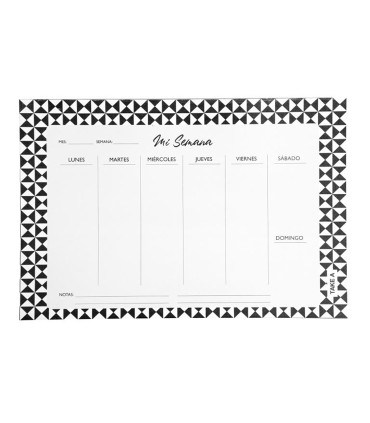 Planificador Semanal - Contraste