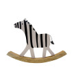 Adorno de Madera Cebra 22 x 16 cm