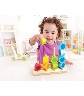 Juego de Bloques Apilar y Contar Hape