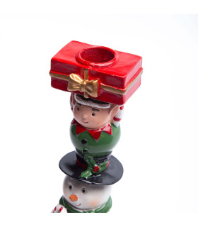 Portavela Navideño 31 cm Alparamis