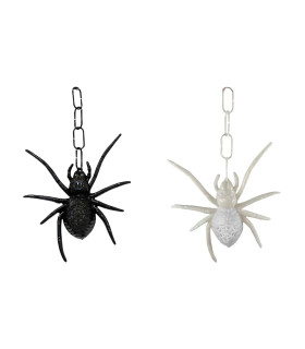 Adorno de Halloween Araña con Luz a Pilas Alparamis