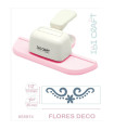Perforadora Artística de Guardas Jumbo Flores Ibicraft