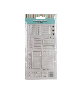 Sello Siliconado Cristal 4 x 7 pulg Planners Ibicraft