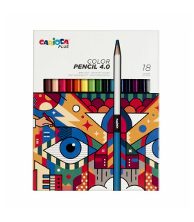 Lápices de Colores Carioca Plus 4.0 x 18