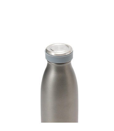 Botella Térmica 500 ml con Tapa a Rosca Thermos Gris