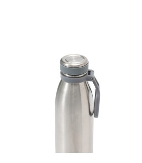 Botella Térmica 500 ml con Tapa a Rosca y Manija Thermos Acero