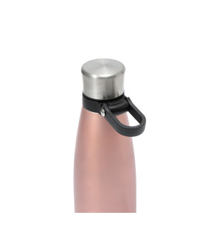 Botella Térmica 500 ml con Tapa a Rosca y Manija Thermos Oro Rosa