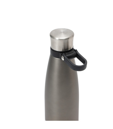 Botella Térmica 500 ml con Tapa a Rosca y Manija Thermos Gris