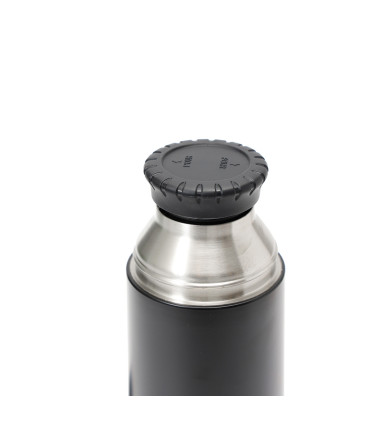 Termo 1000 ml con Tapa a Rosca Pico Vertedor y Taza Thermos Negro