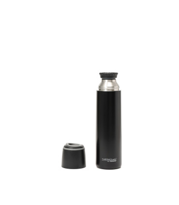 Termo 1000 ml con Tapa a Rosca Pico Vertedor y Taza Thermos Negro