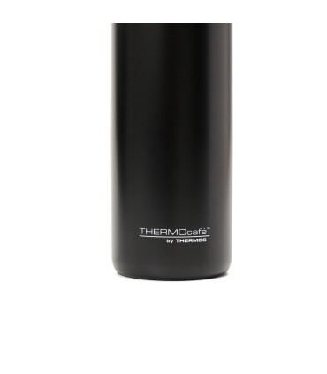 Termo 1000 ml con Tapa a Rosca Pico Vertedor y Taza Thermos Negro