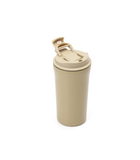 Vaso Térmico 500 ml Doble con Tapa y Sorbete Thermos Arena