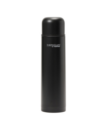 Termo 1000 ml con Tapa a Rosca Pico Vertedor y Taza Thermos Negro