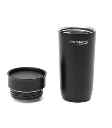 Vaso Térmico 360 ml con Tapa Pulsador Thermos Negro
