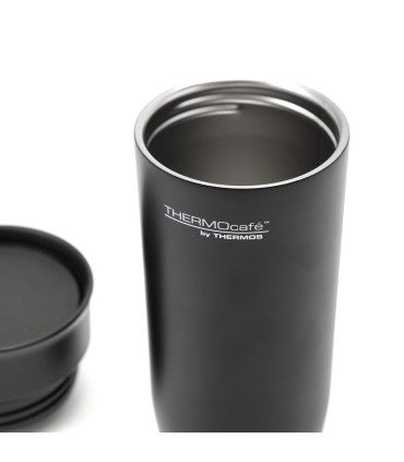 Vaso Térmico 360 ml con Tapa Pulsador Thermos Negro