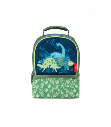 Lunchera Térmica con Doble Fondo Dinosaurios Thermos
