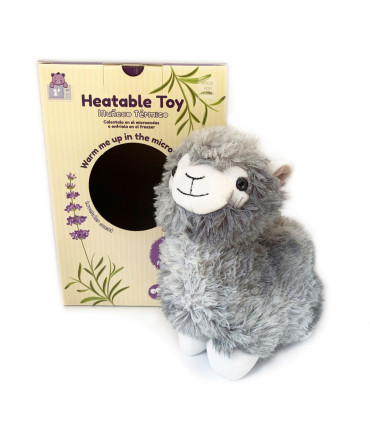 Peluche Térmico Llama Gris Fur Buddies