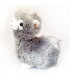 Peluche Térmico Llama Gris Fur Buddies