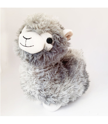 Peluche Térmico Llama Gris Fur Buddies