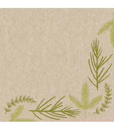 Servilletas Recicladas 24 x 24 cm Forest Finds