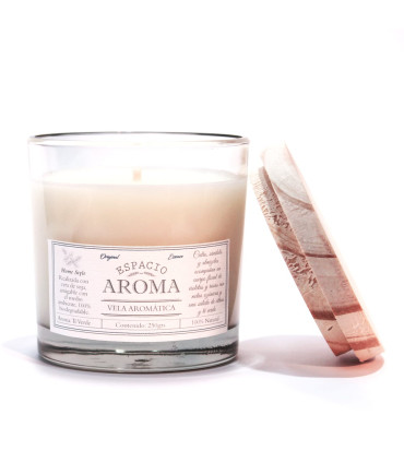 Vela de Soja Aromática 250 g Línea Clásica Té Verde Espacio Aroma
