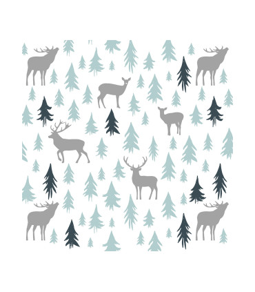 Servilletas 33 x 33 cm Earth Xmas