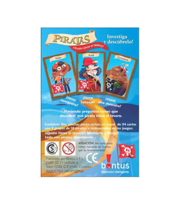 Juego Eco Piratas Quién Tiene el Tesoro