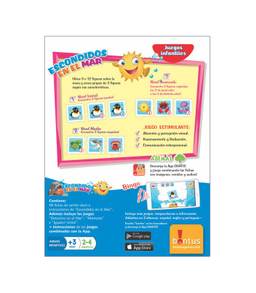 Juego de Mesa Didáctico Escondidos en el Mar