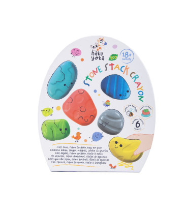 Crayones Stone Stack x 6 Haku Yoka