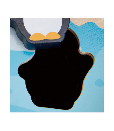 Rompecabezas Táctil de Animales Polares Hape