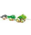 Juguete de Arrastre Familia Rana Hape