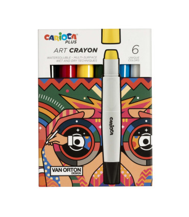Crayón Artístico Carioca Plus x 6