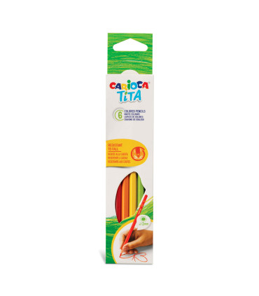 Lápices Tita de Colores Carioca x 6