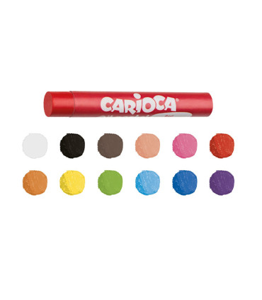 Crayones Óleo Pastel Carioca x 12