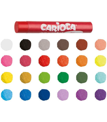 Crayones Óleo Pastel Carioca x 24
