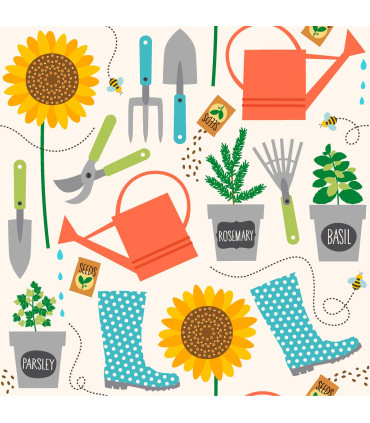 Servilletas 33 x 33 cm Gardening